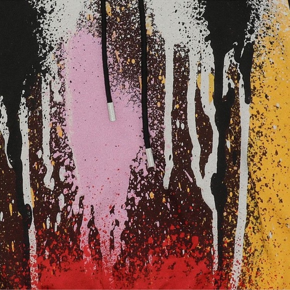 Off-White × Katsu Blurred Regular Hoodie 'Black/
Multicolor' - Picture 3 of 4